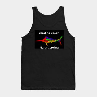 Anchored By Fin- Carolina Beach NC Tank Top